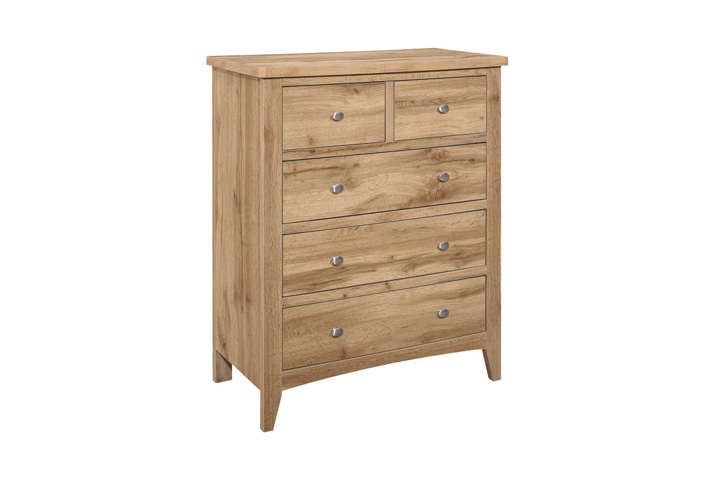Birlea Hampstead Oak 3+2 Chest
