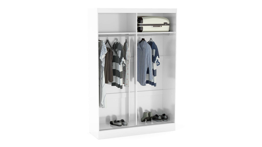 Birlea Lynx White 2 Door Sliding Wardrobe — view 2