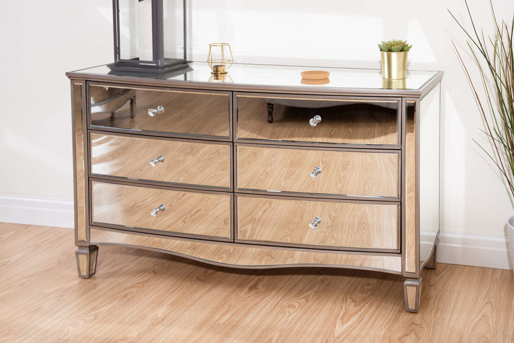 Birlea Elysee 6 Drawer Wide Chest