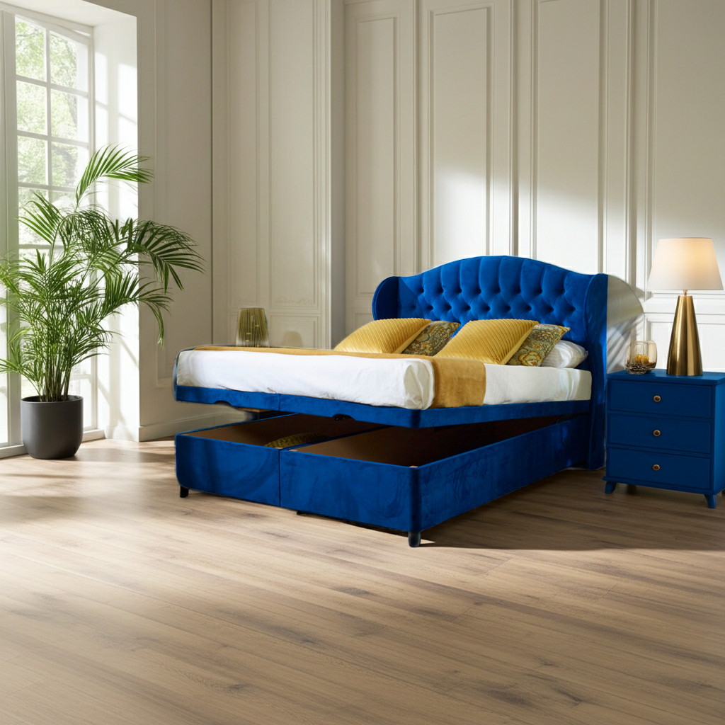 Belgravia Wing Floating Ottoman Bed Frame