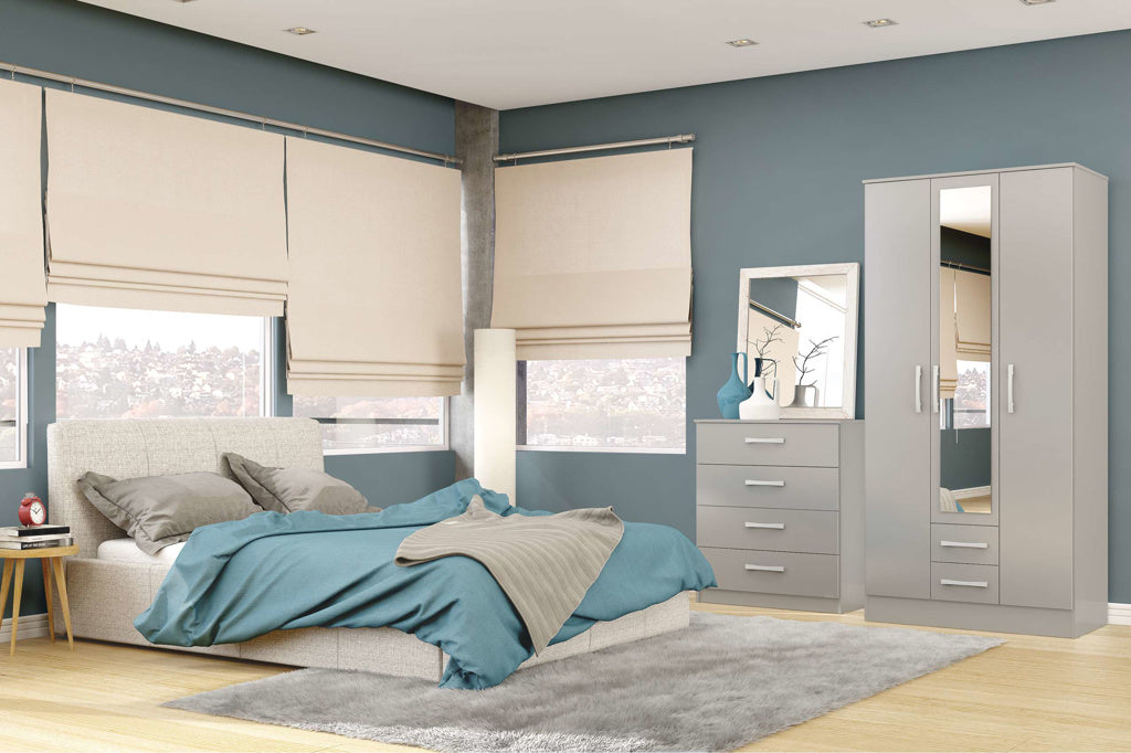 Birlea Lynx Grey 4 Drawer Chest — view 2