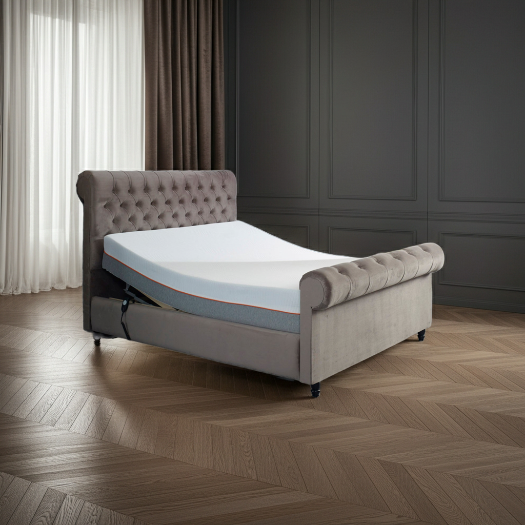 Belford Adjustable Upholstered Bed Frame