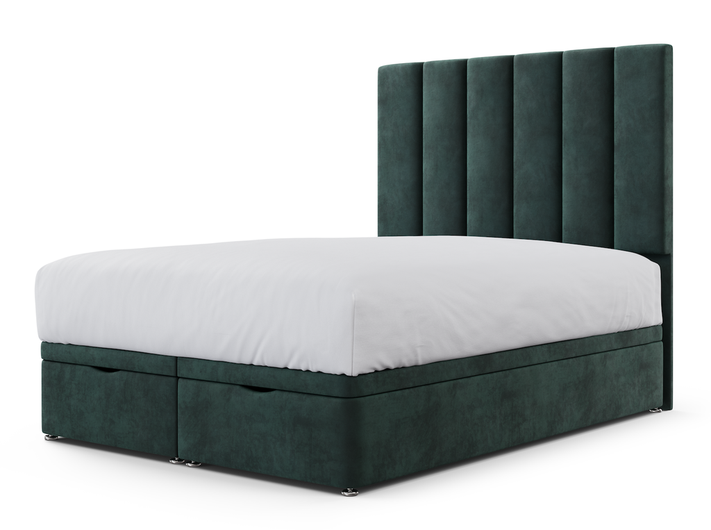 Coral Ottoman Storage Bed Including Headboard — view 2