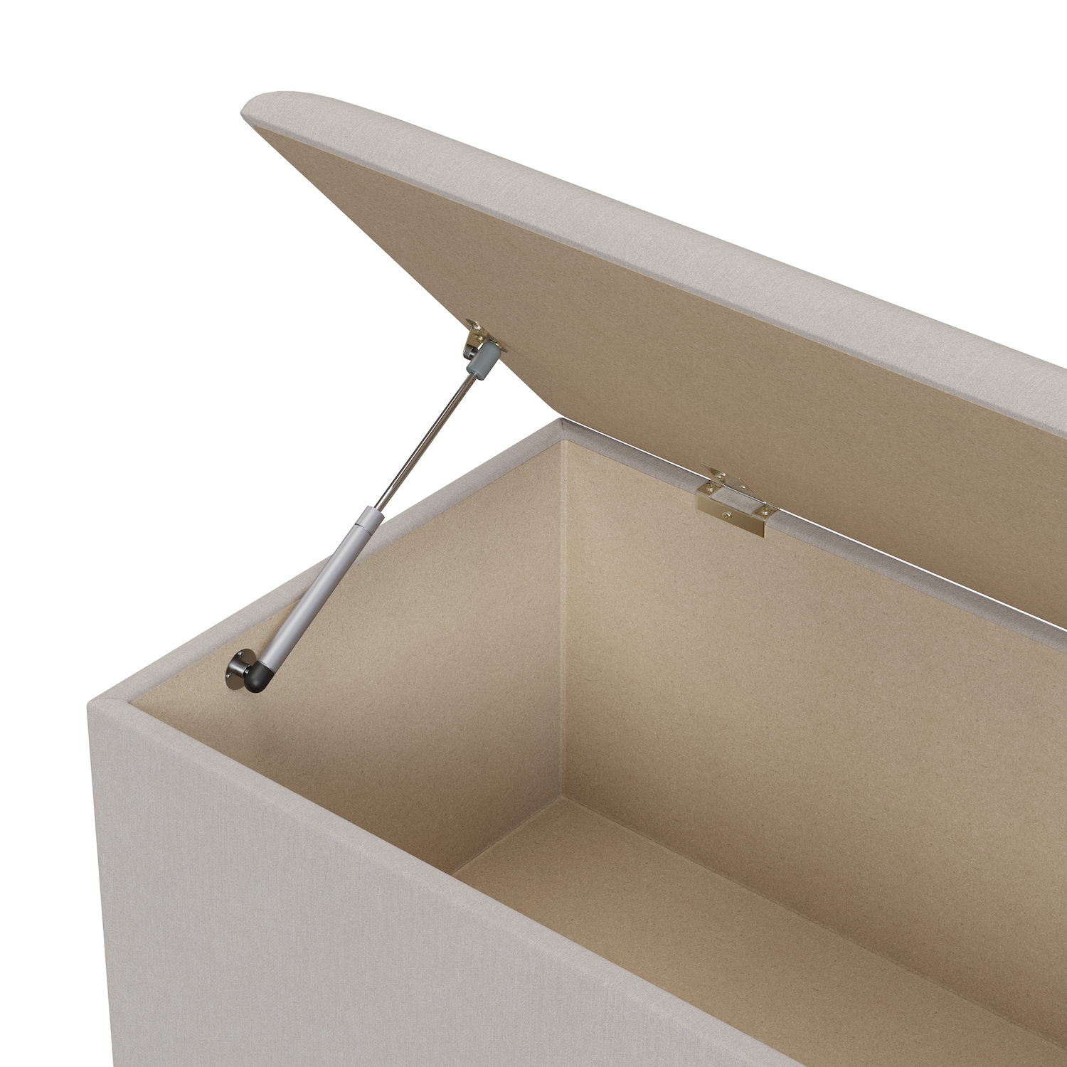 Saffron Chesterfield Ottoman Storage Box — view 3