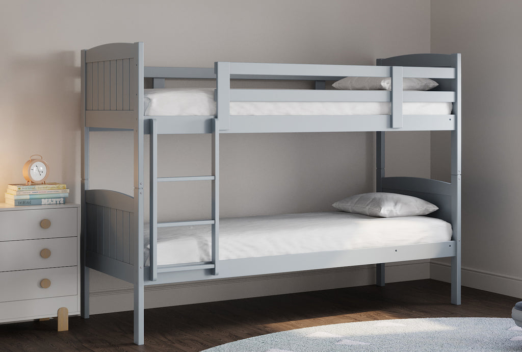 Hayes Grey Solid Wood Bunk Bed