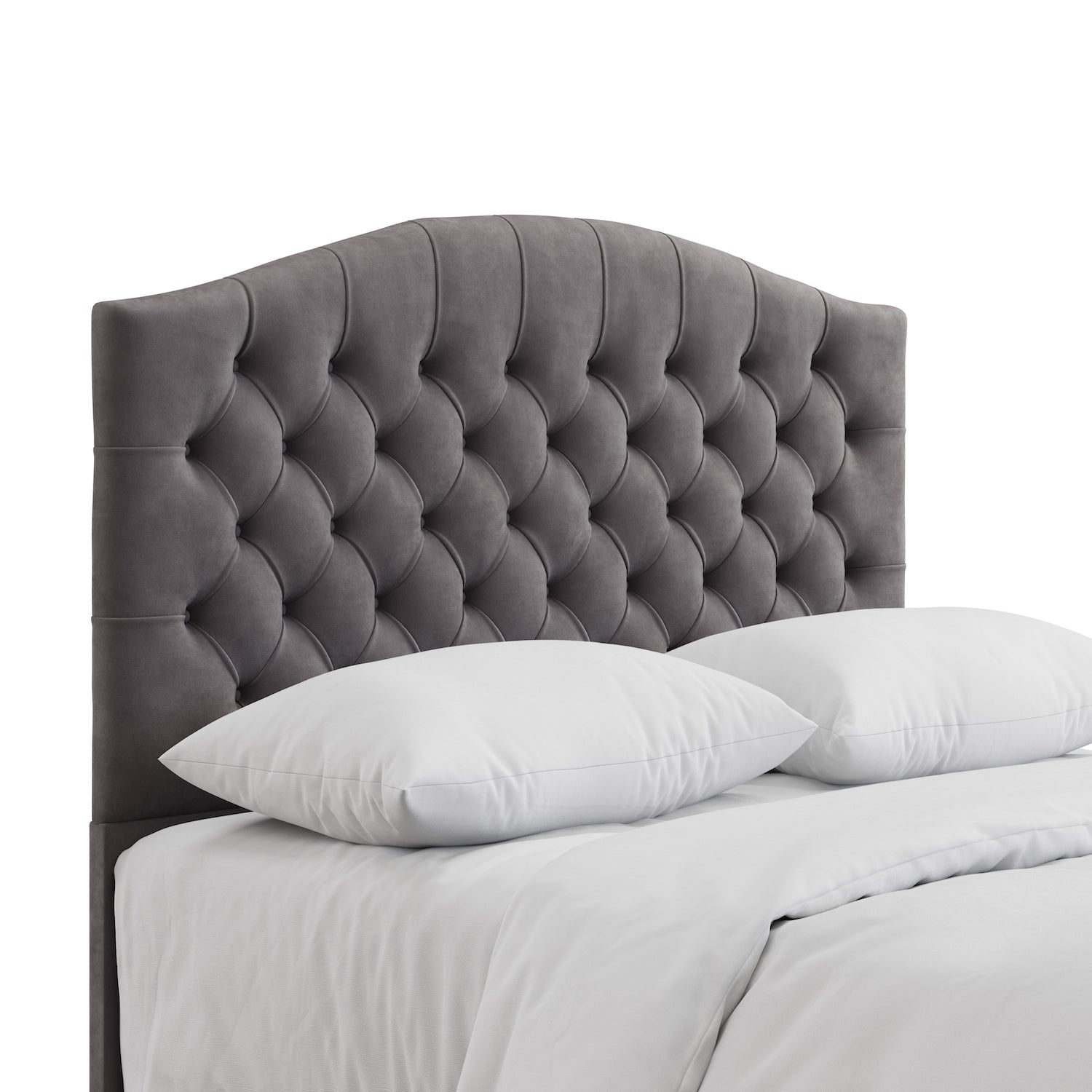 Lacey Chesterfield headboard, alternative view