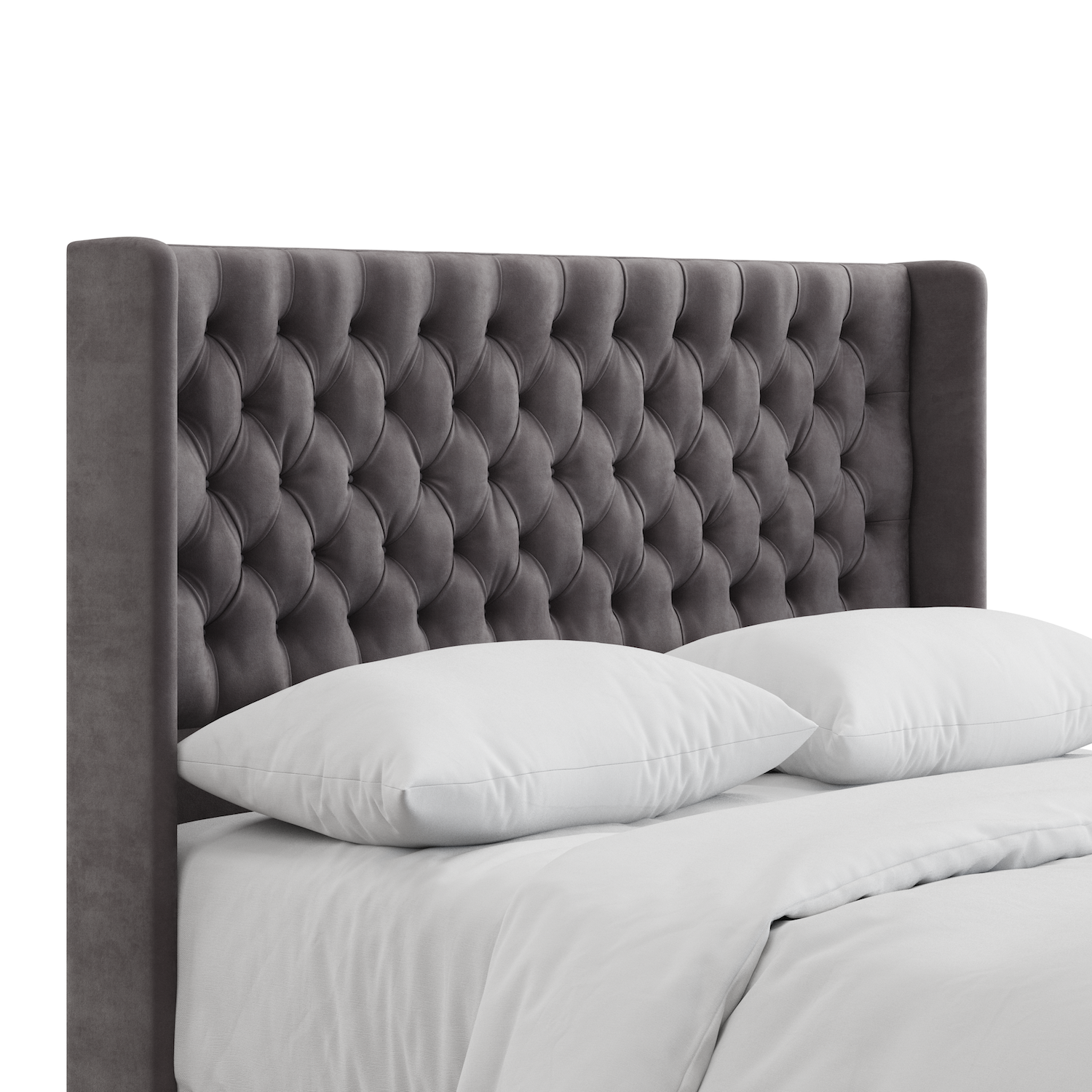 Sydney Chesterfield Wing Floorstanding Headboard