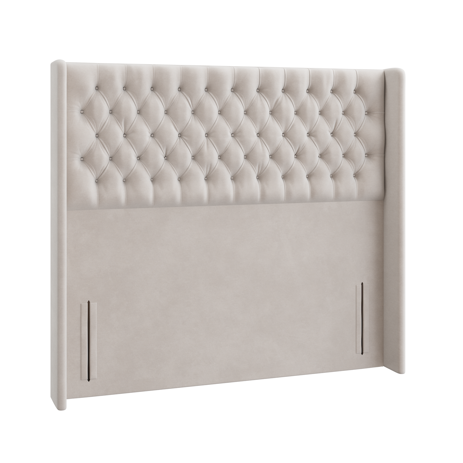 Sydney Chesterfield Wing headboard, alternative view