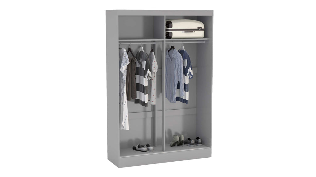 Birlea Lynx Grey 2 Door Sliding Wardrobe — view 2