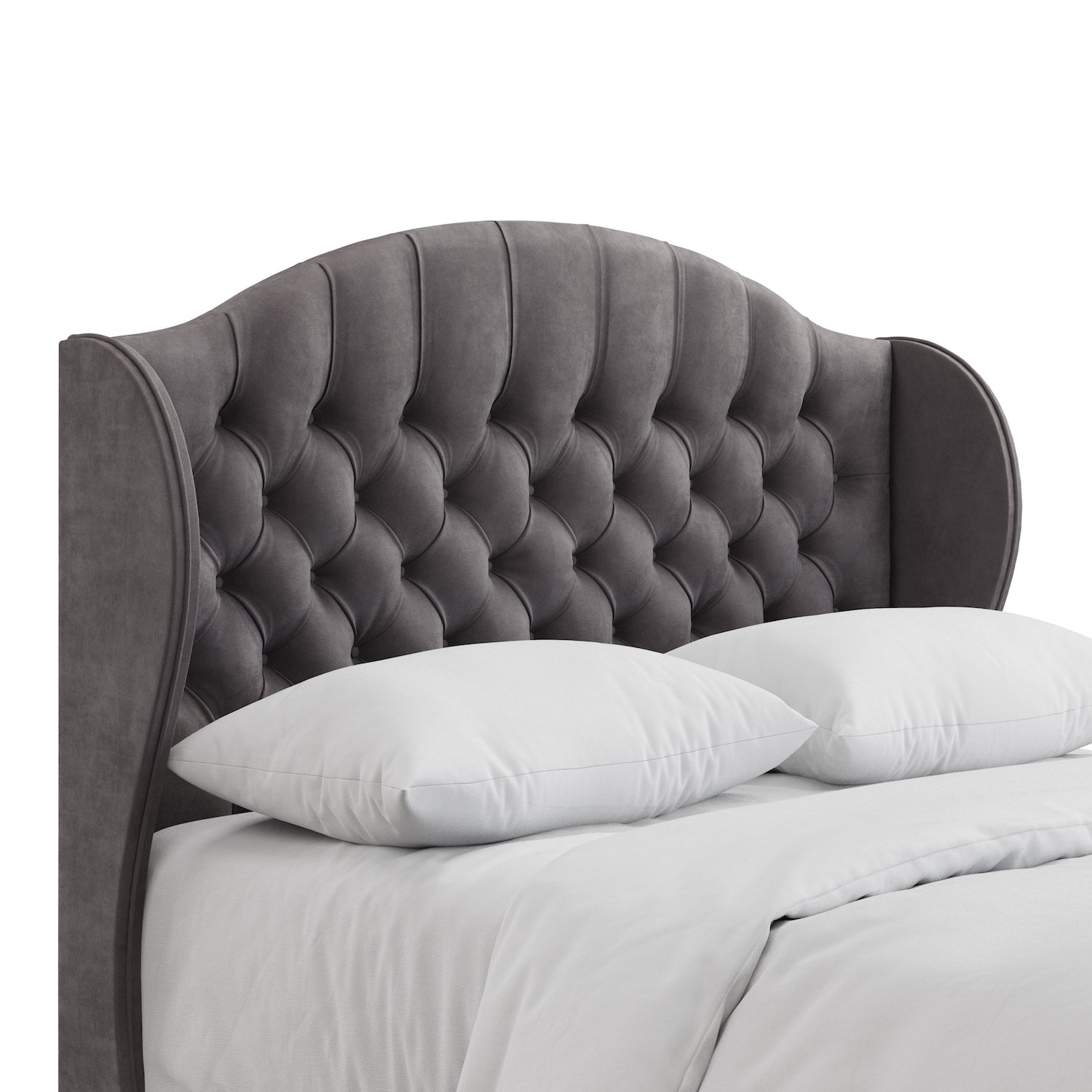 Belgravia Chesterfield Wing headboard, alternative view