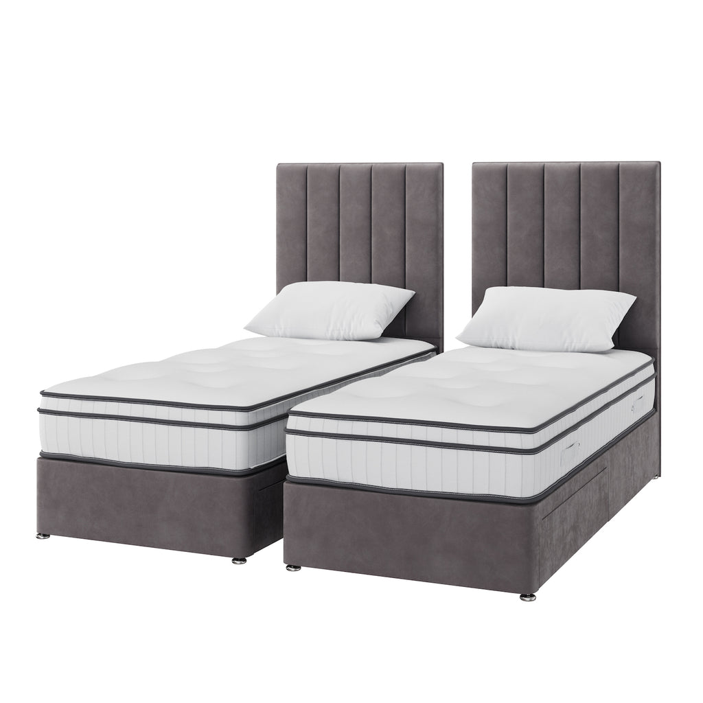 Zip and Link 2000 Pocket Spring Memory Foam Divan Set