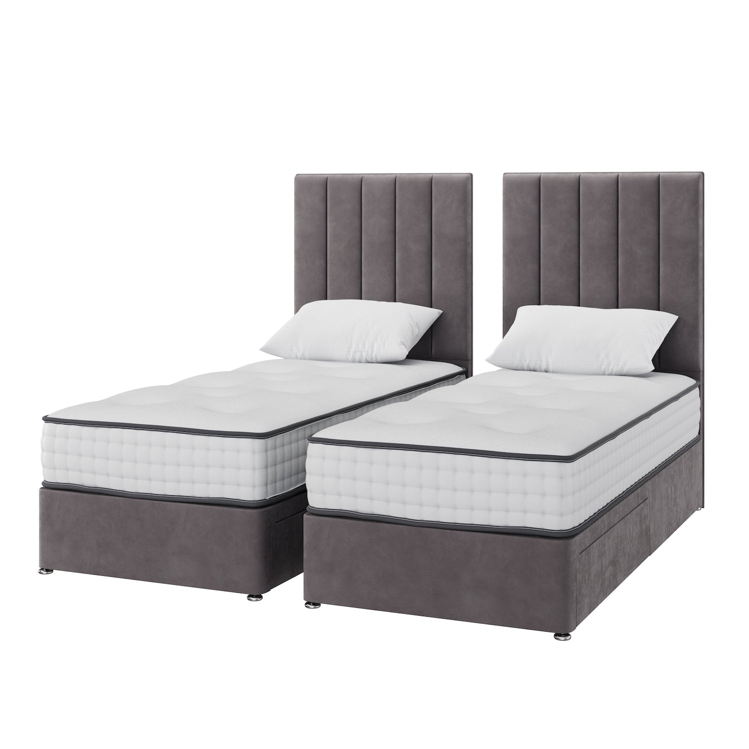 Zip and Link 2000 Pocket Spring Orthopaedic Divan Set