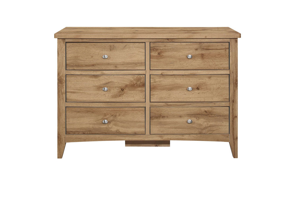 Birlea Hampstead Oak 6 Drawer Chest — view 3