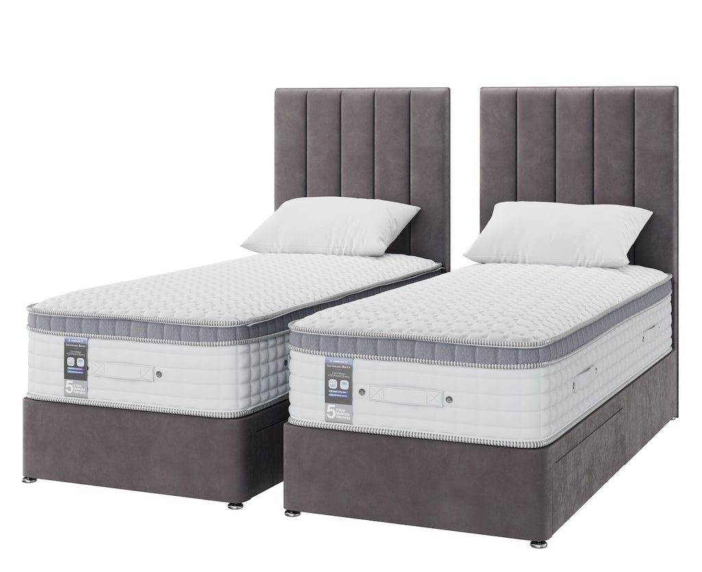 Zip and Link Peninsula 4000 Pocket Spring Divan Set