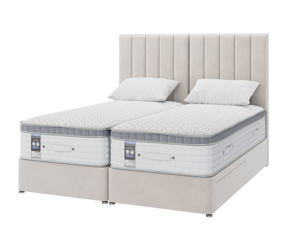 Zip and Link Peninsula 4000 Pocket Spring Divan Set