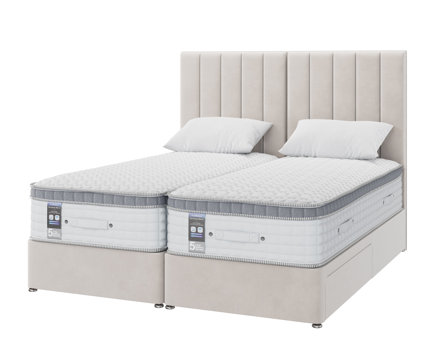 Zip and Link Peninsula 4000 Pocket Spring Divan Set