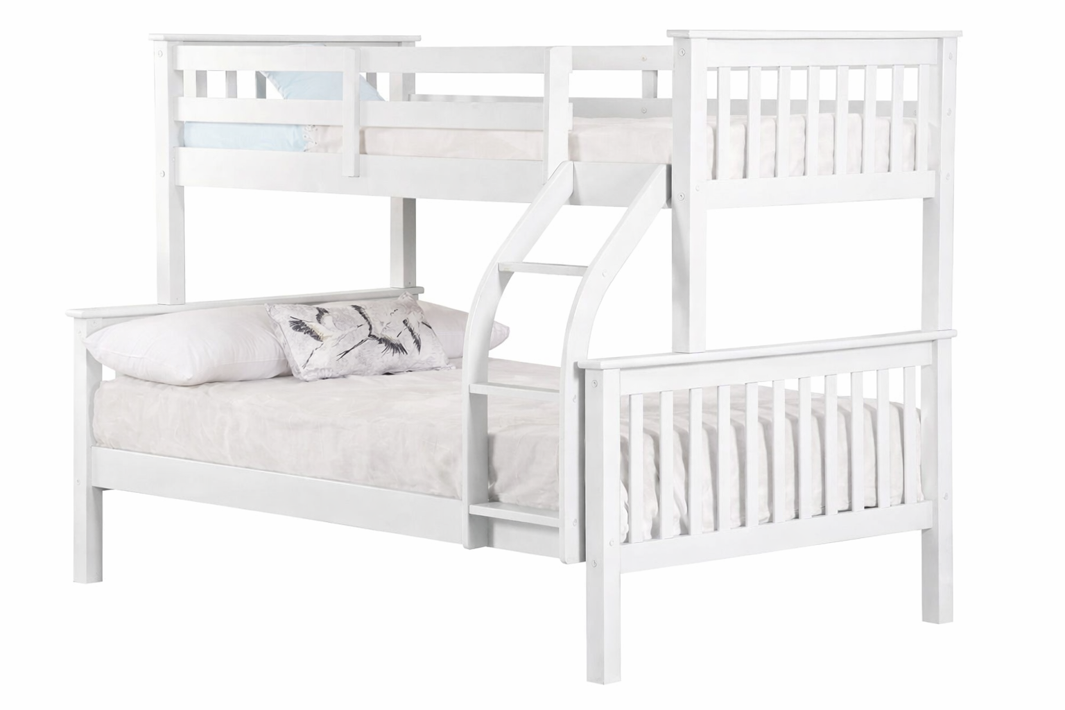 Connor Wooden Triple Sleeper Bunk Bed White