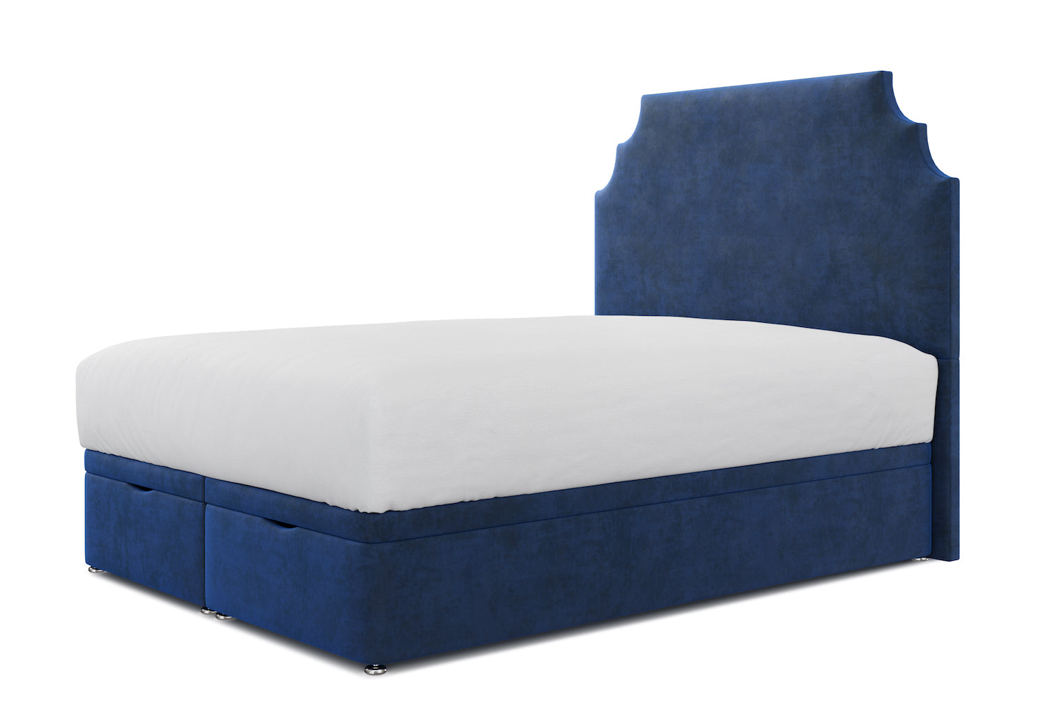 Crimson Ottoman Storage Bed Including Headboard — view 2