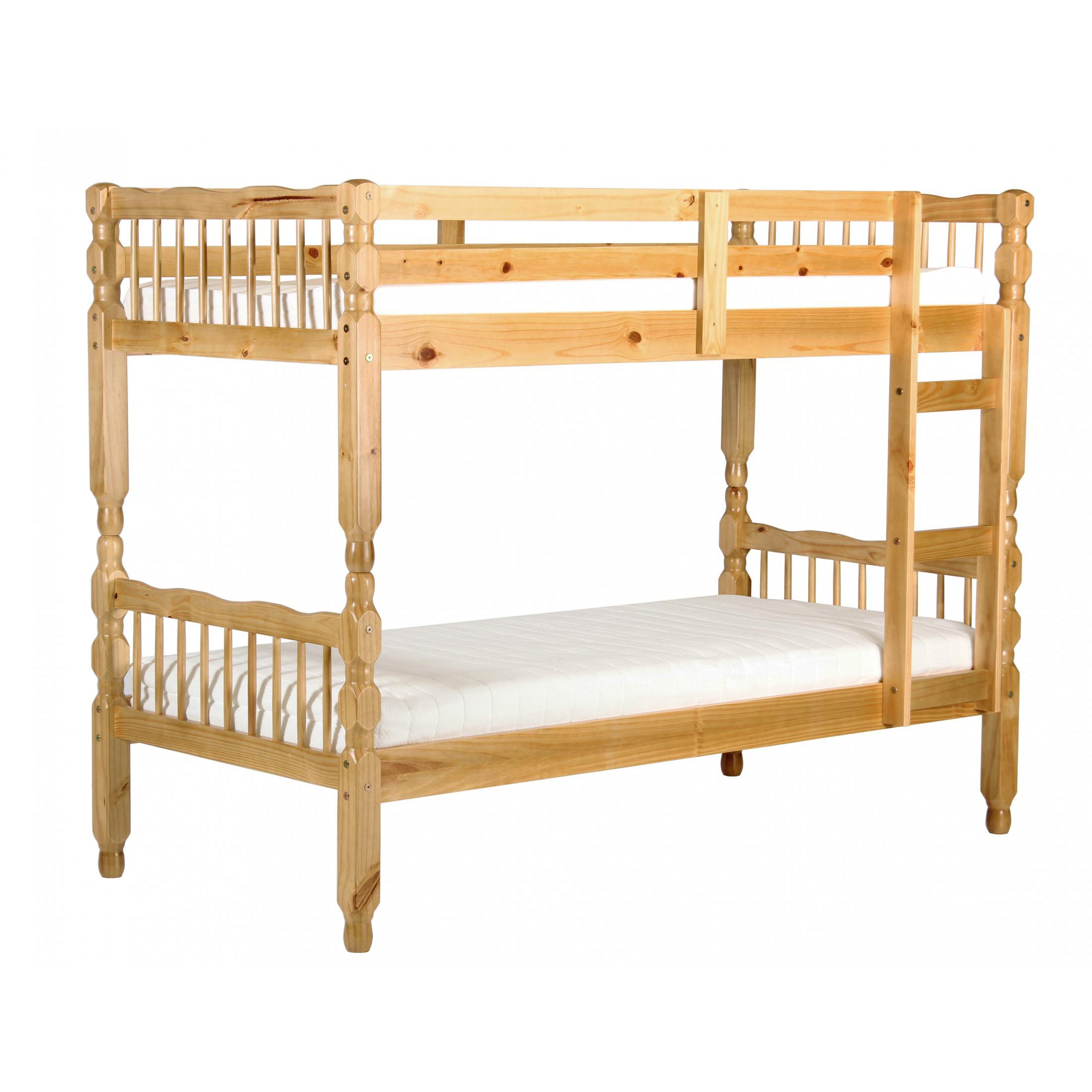 Milano Pine Light Antique Bunk Bed