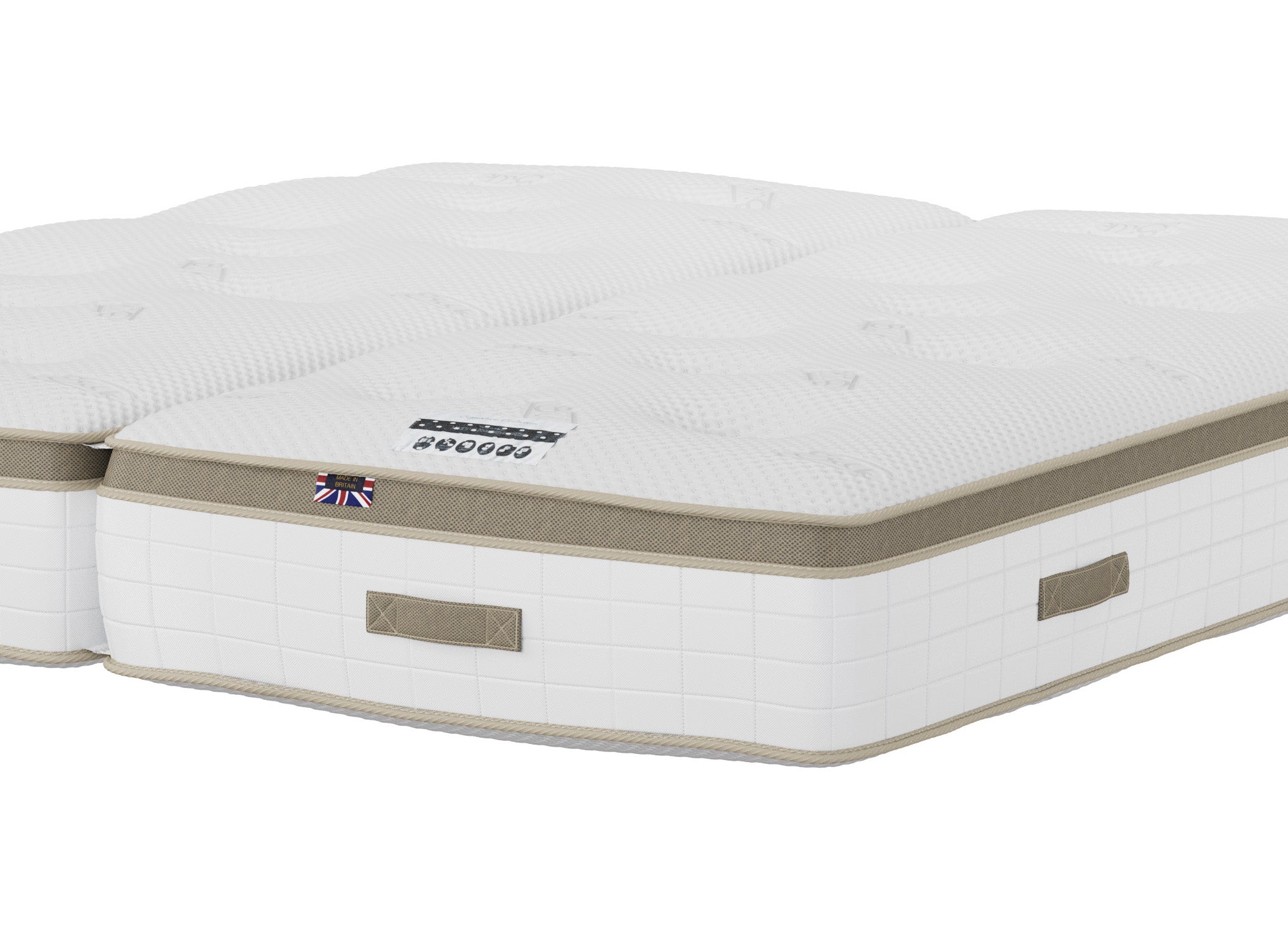 Zip and Link Diplomat 3000 mattress, alternative view