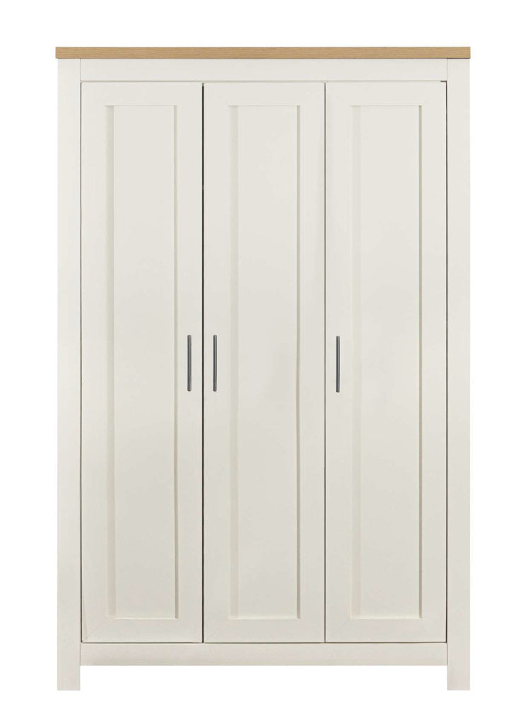 Birlea Highgate Cream & Oak 3 Door Wardrobe — view 3