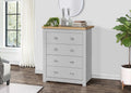 Birlea Highgate Grey & Oak 4 Drawer Chest