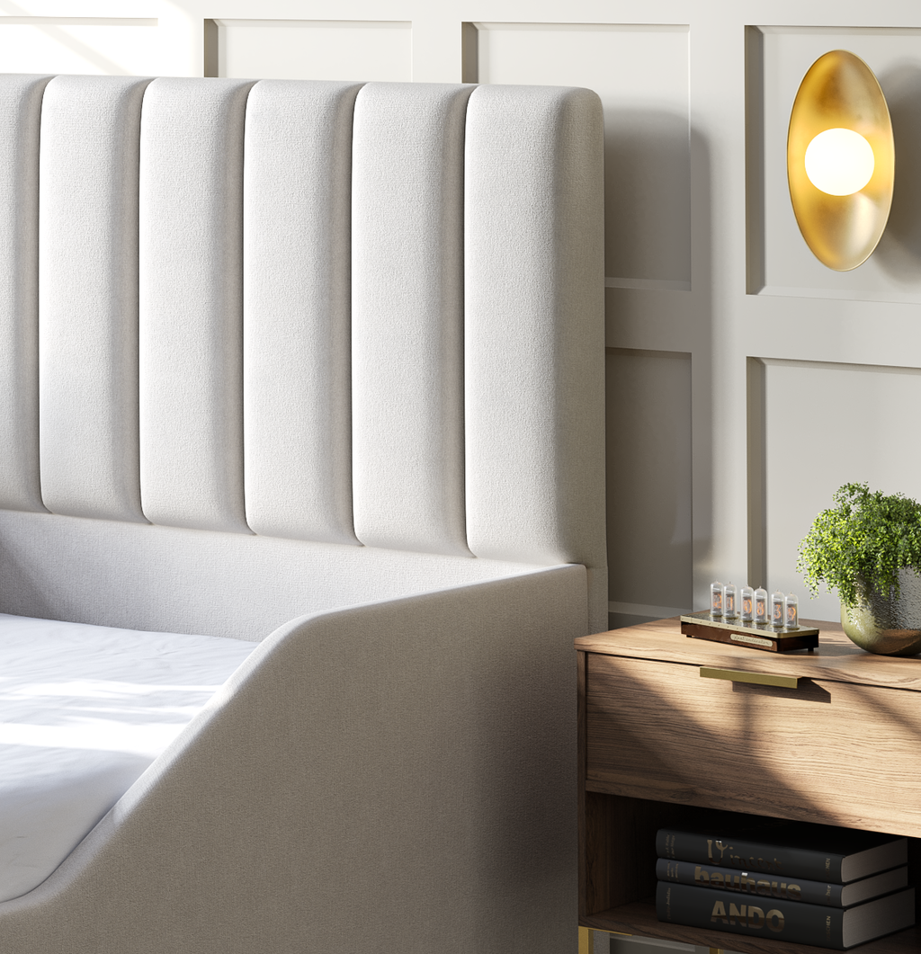 Farrar Kids Ottoman Bed With Safety Rail — view 2