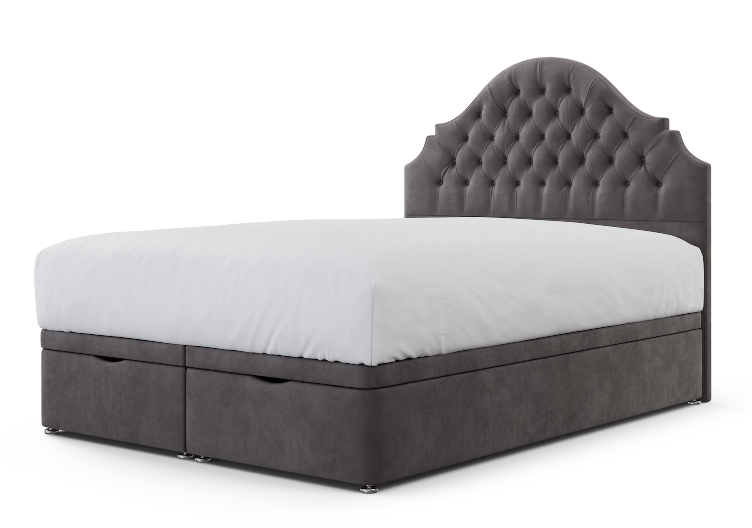 Isla Ottoman Storage Bed Including Headboard — view 2