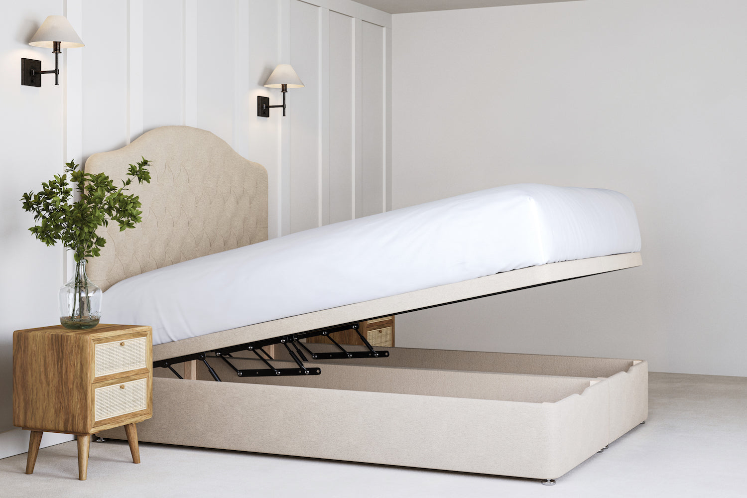 Lacey Storage Bed Including Headboard — view 2
