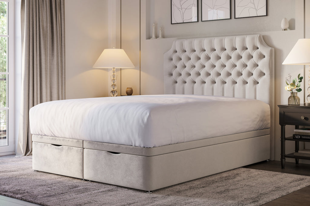 Lilly Ottoman Storage Bed Including Headboard — view 3