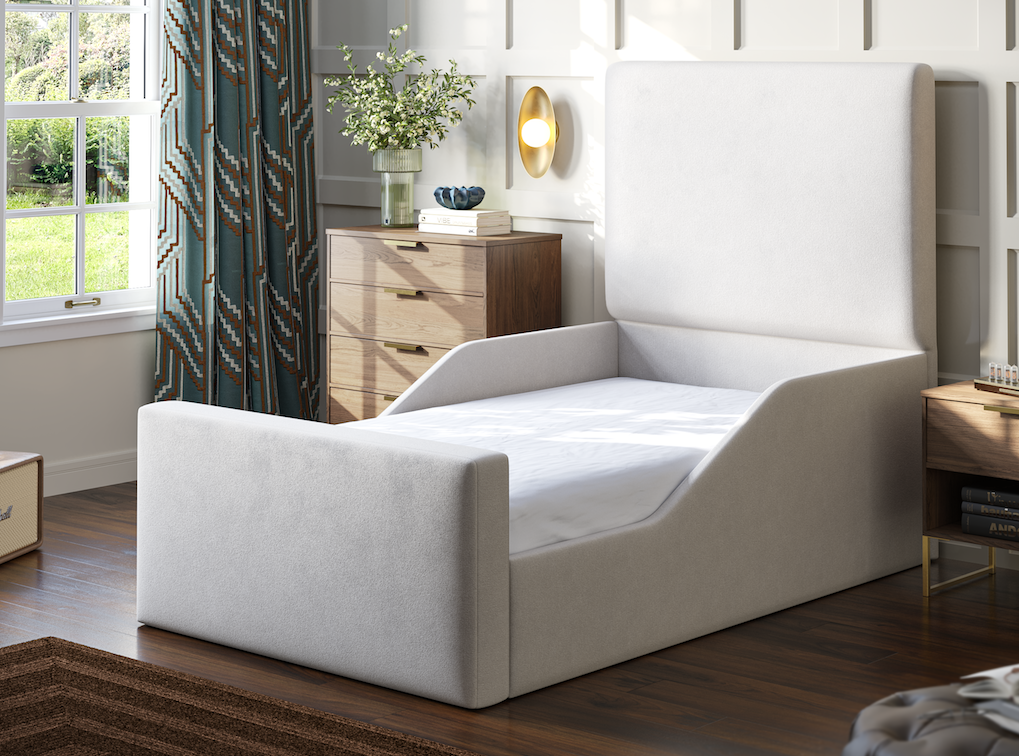 Lola Kids Ottoman Bed With Safety Rail