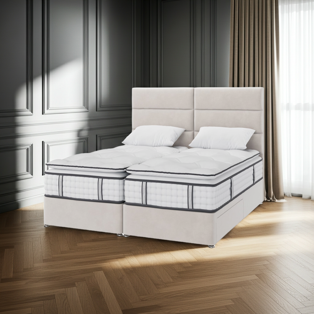 Zip and Link Sultan 3000 Pocket Pillowtop Divan Set