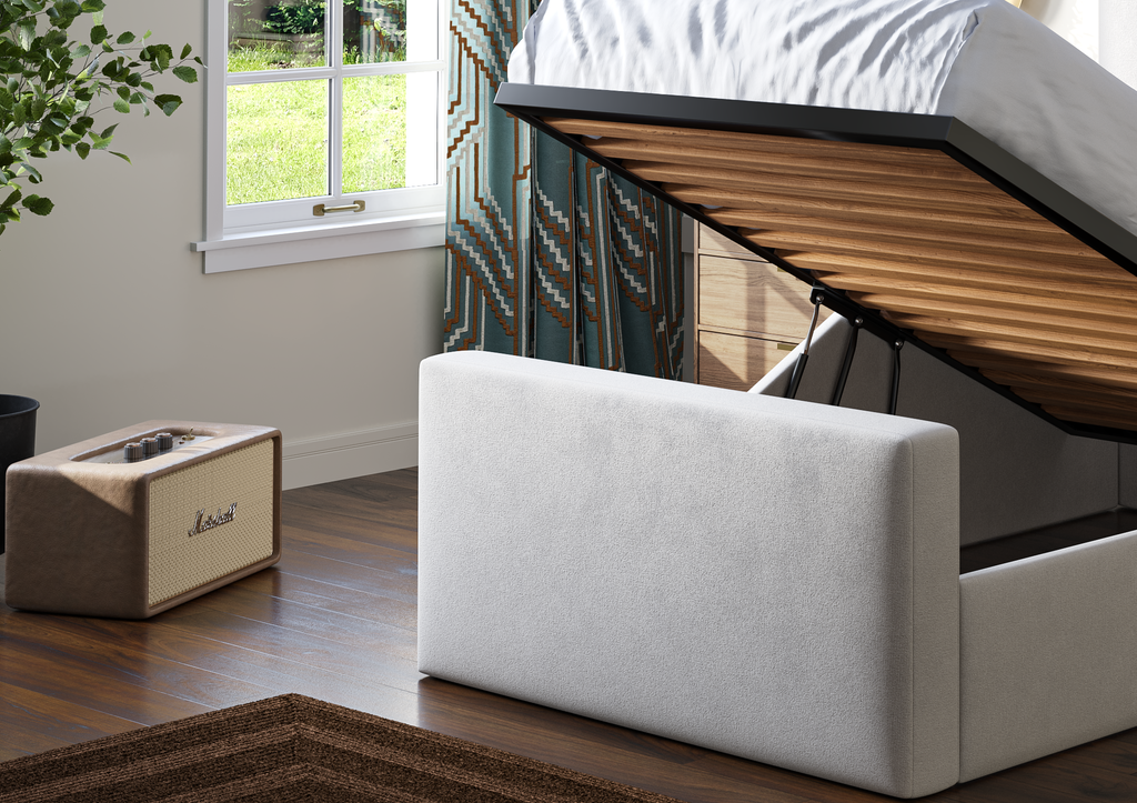 Lola Kids Ottoman Bed With Safety Rail — view 2