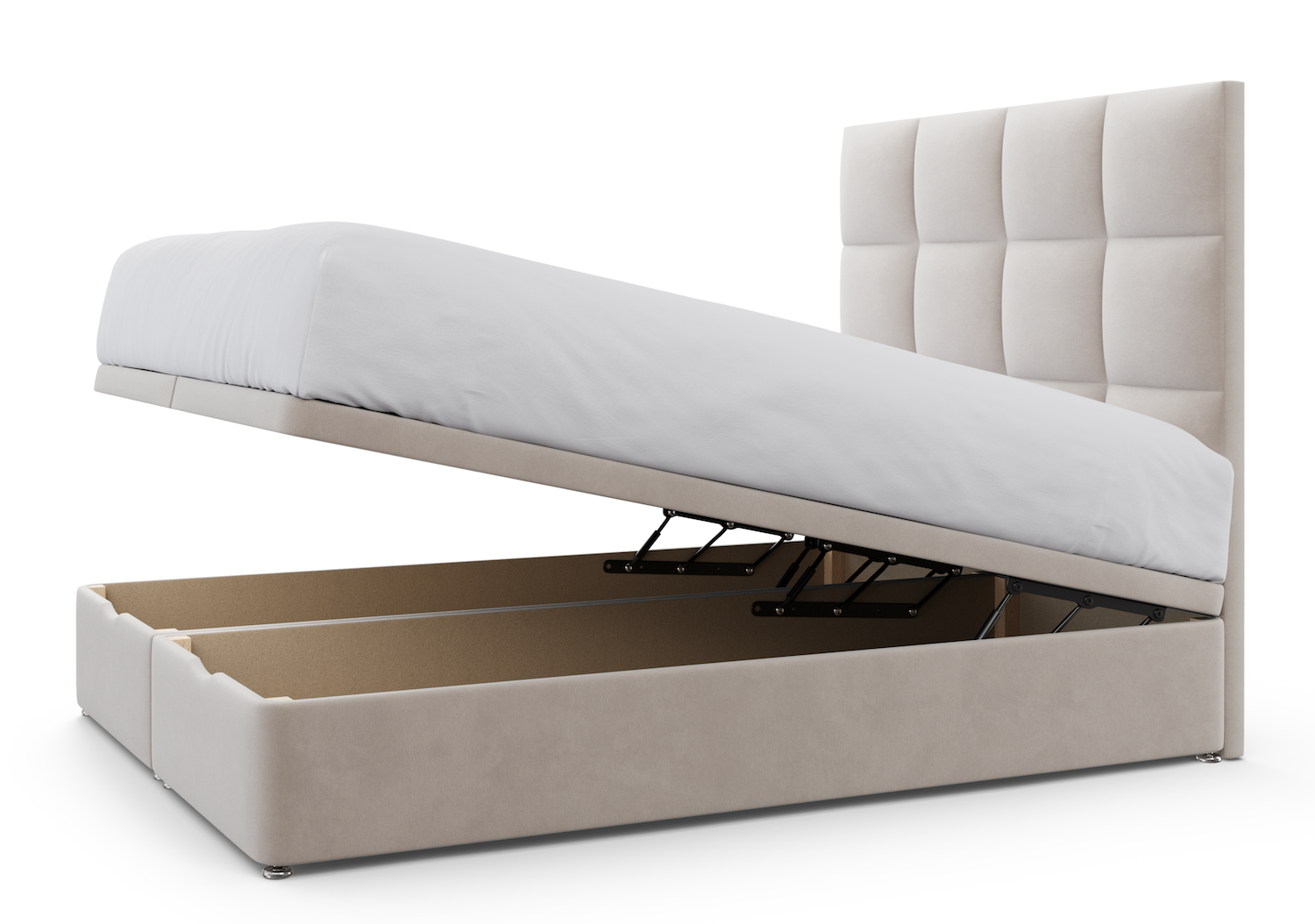 Opulence Ottoman Storage Bed Including Headboard