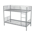 LPD Apollo Silver Metal Bunk Bed