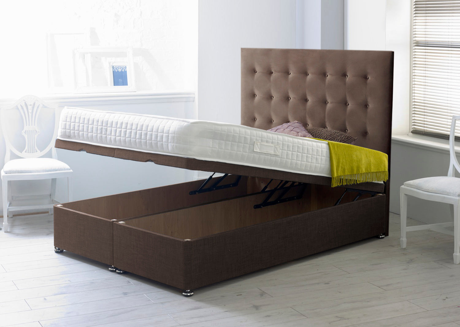 Franklin Ottoman Storage Bed Including Headboard
