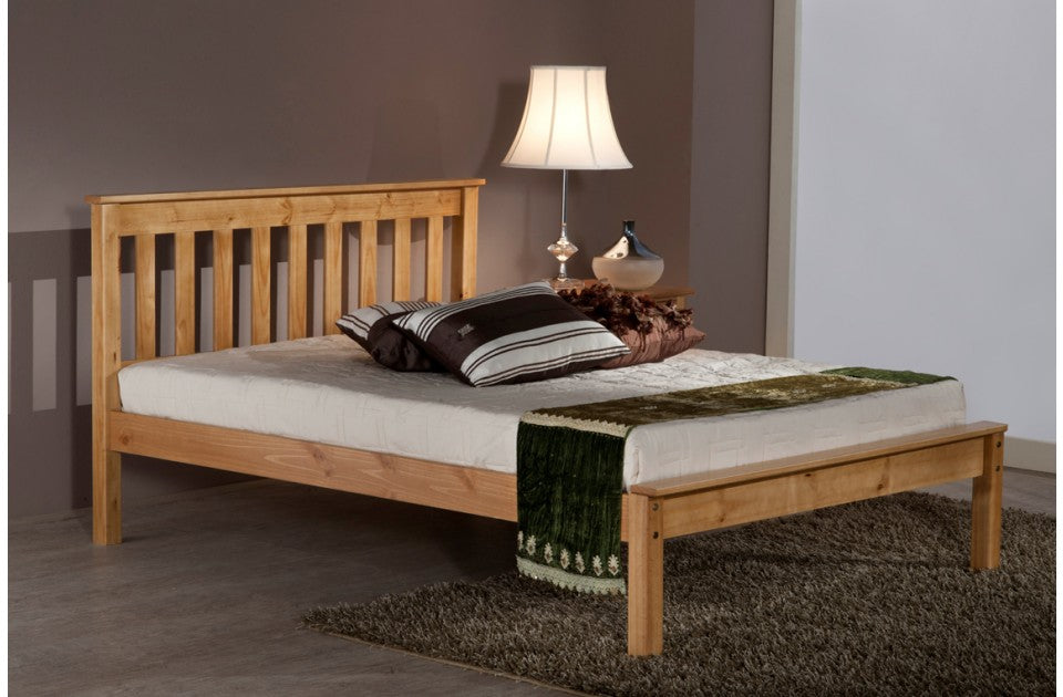 Birlea Denver Antique Pine Wooden Bed Frame