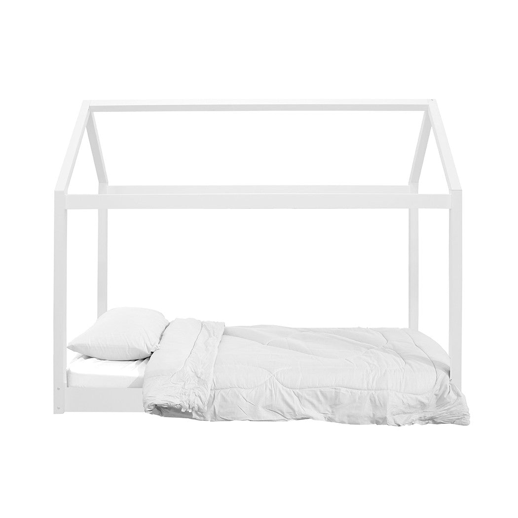 LPD Hickory House White Bed Frame — view 3