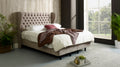 Giovana Wing Floating Ottoman Bed Frame