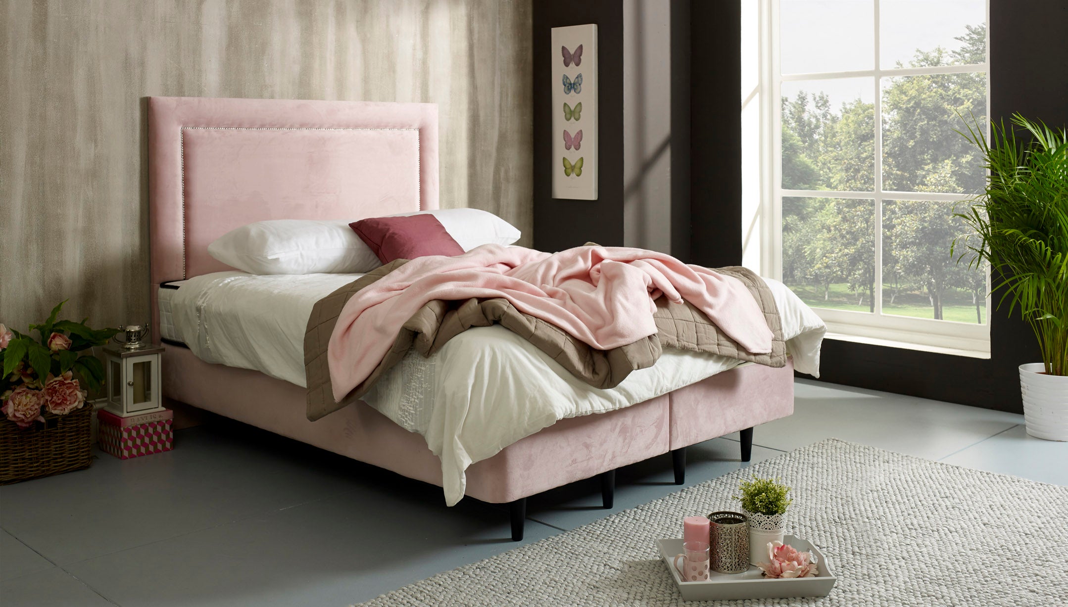 Mia Floating Ottoman Bed Frame