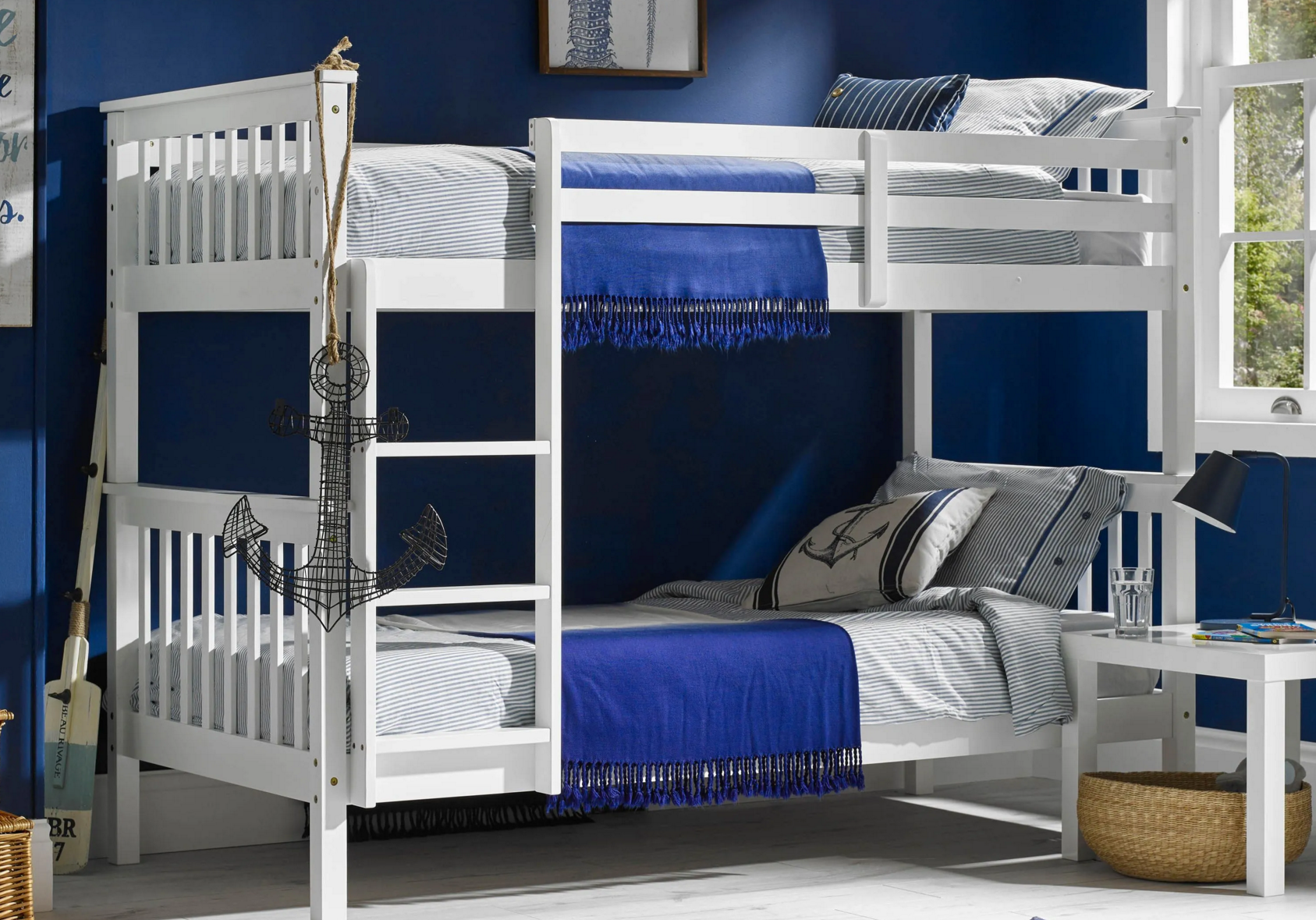 LPD Leo White Wooden Bunk Bed