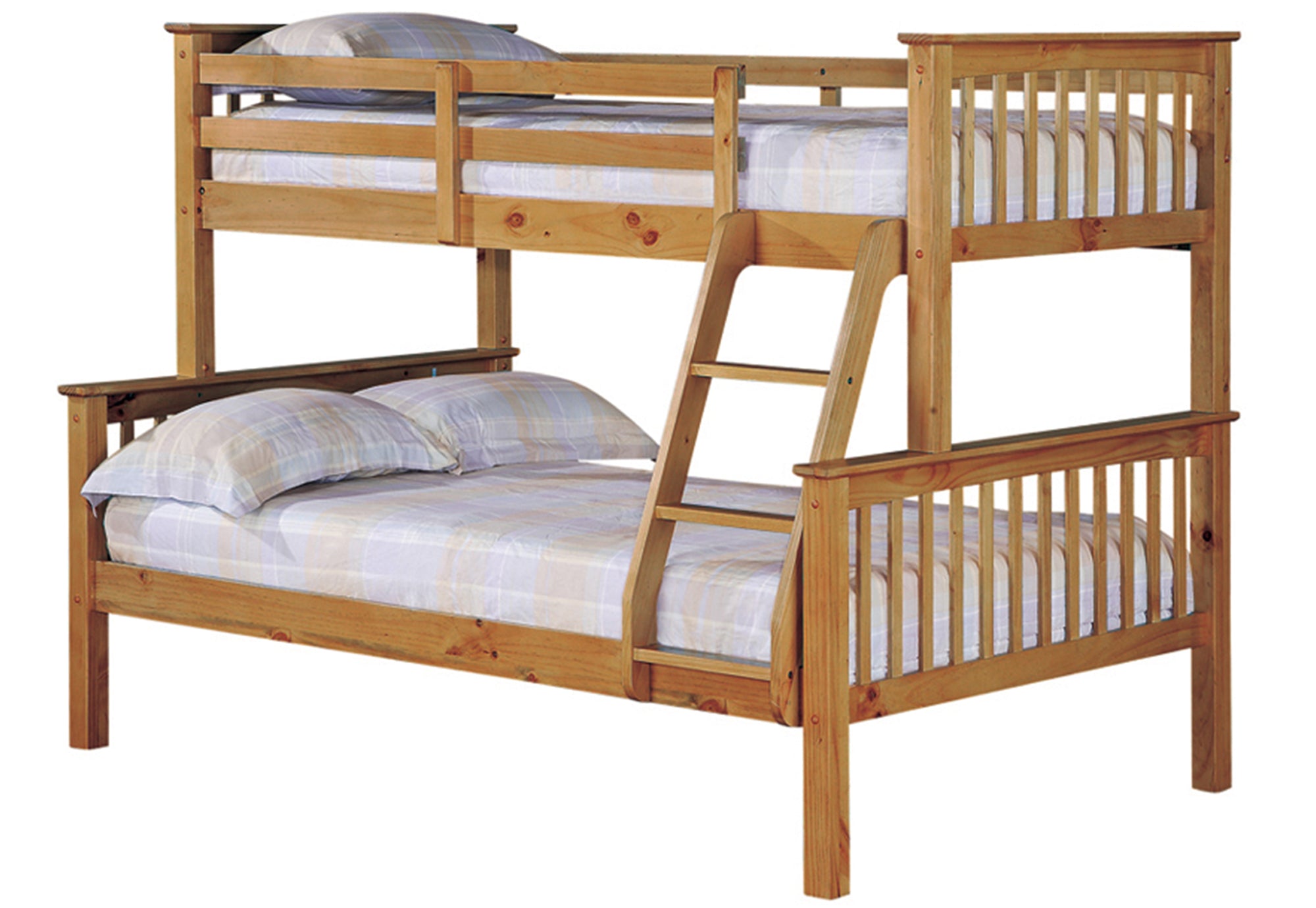 LPD Otto Trio Antique Pine Wooden Bunk Bed