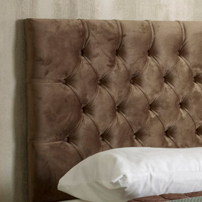 Saffron Chesterfield Floating Ottoman Bed Frame — view 3