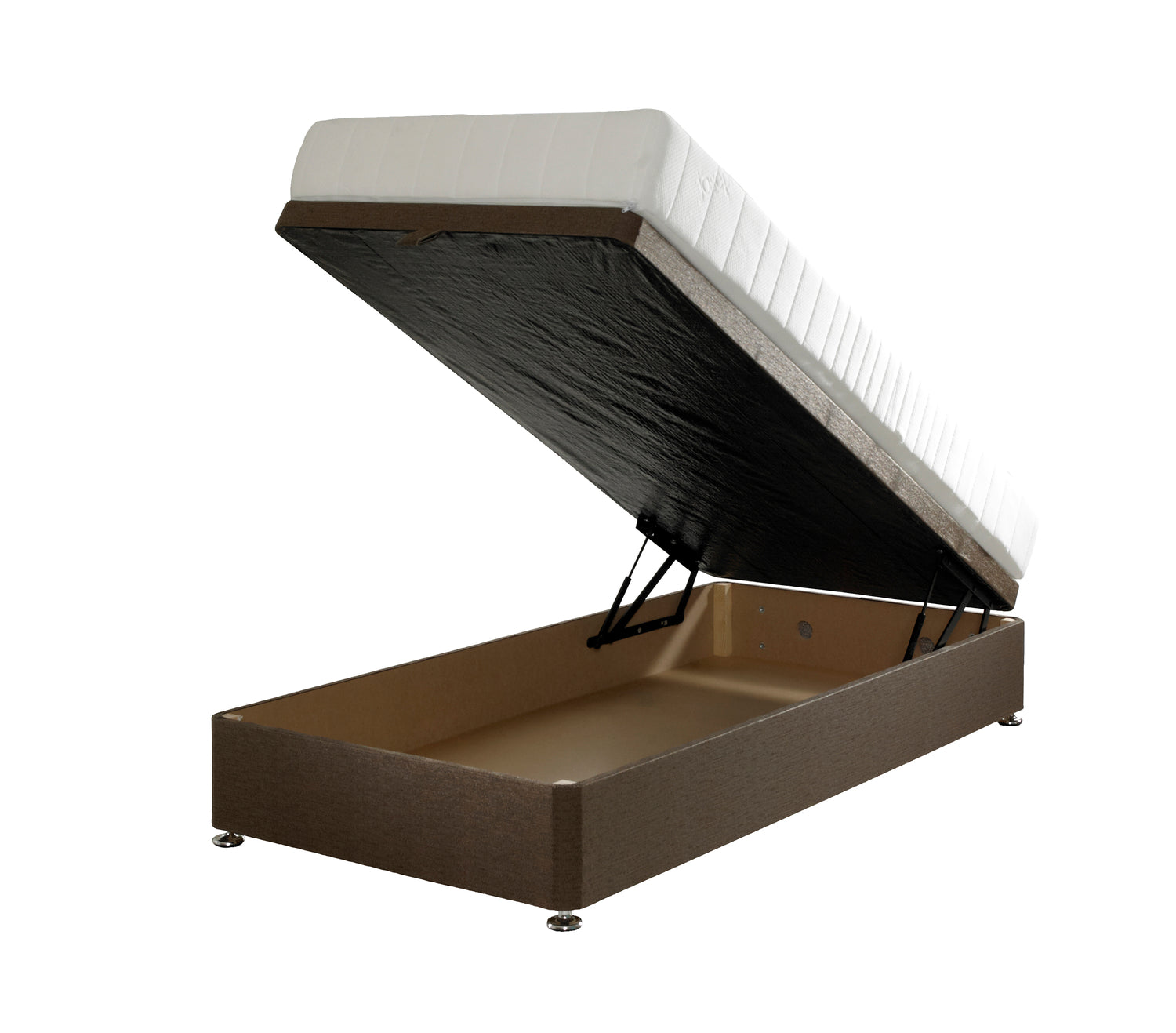 Faux Leather Ottoman Storage Divan Base — view 3