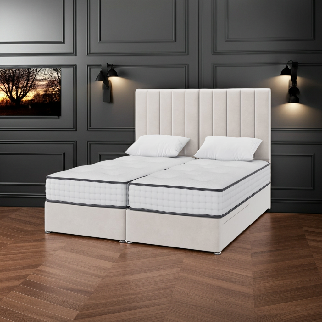Zip and Link 2000 Pocket Spring Orthopaedic Divan Set